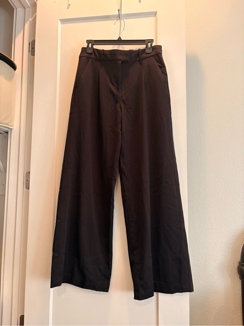NWT American Eagle Outfitters Women's Stretch Wide-Leg Pants - Black